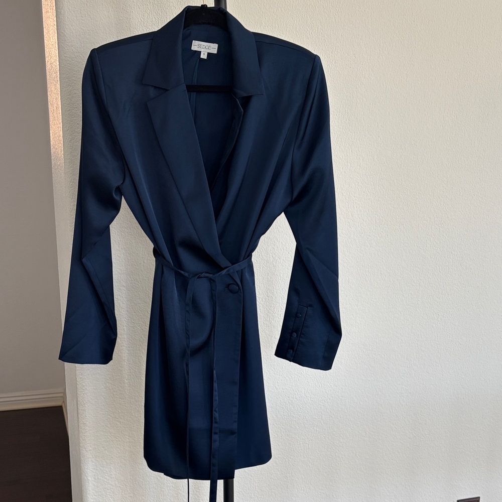 S’Edge Tuxedo Dress NWOT Size S